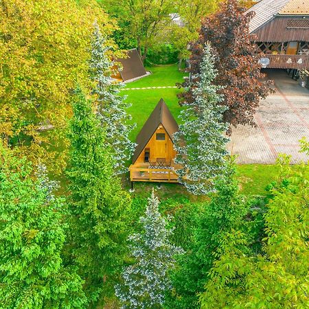 Resort Pod Orehi - Bled - Apartma & Glamping & Savna Exteriör bild